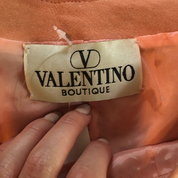 Valentino pink and white lace two toned maxi skirt - Picture 2 of 8